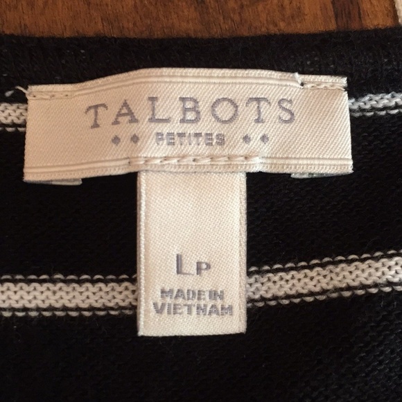 TALBOTS - Striped Tunic Large Petite - Picture 8 of 8